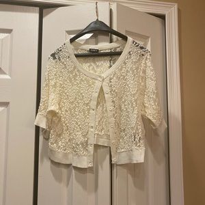 Torrid - Cream colored shrug